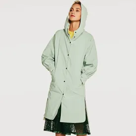 Slim Longline Hooded Trench Coat