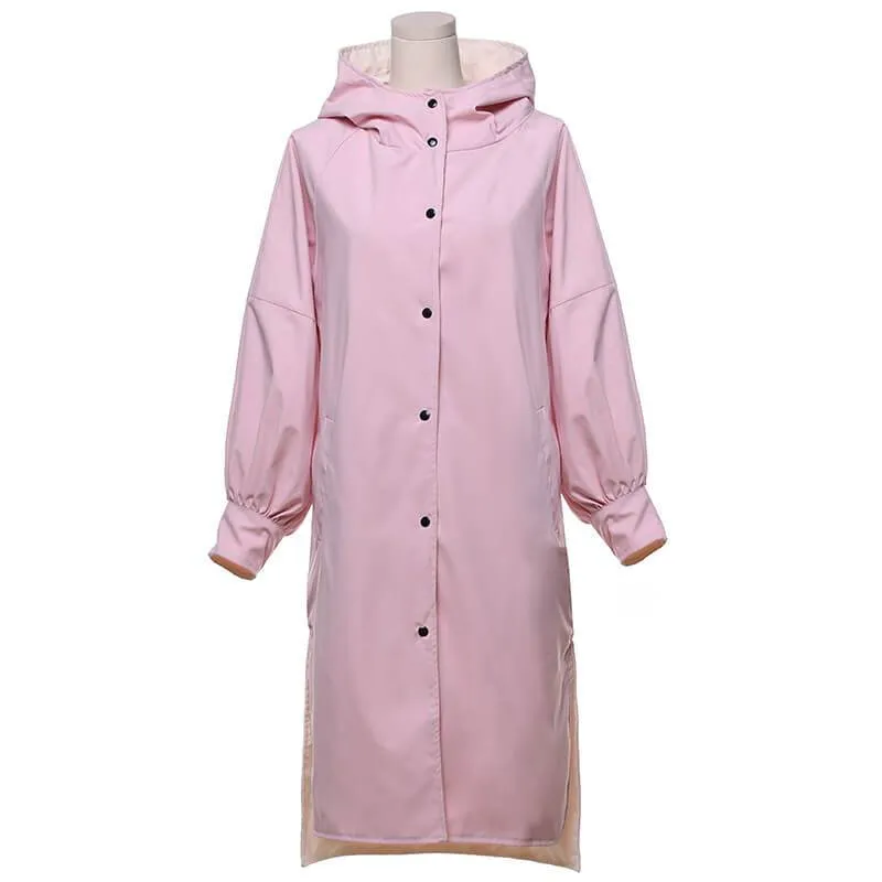 Slim Longline Hooded Trench Coat