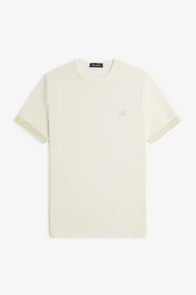 STRIPED CUFF T-SHIRT