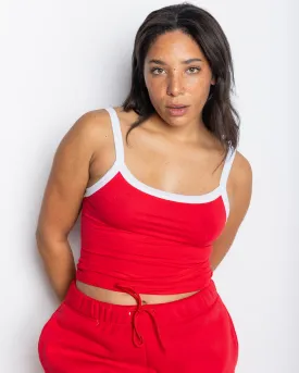 The Holiday Two Tone Tank- Final sale