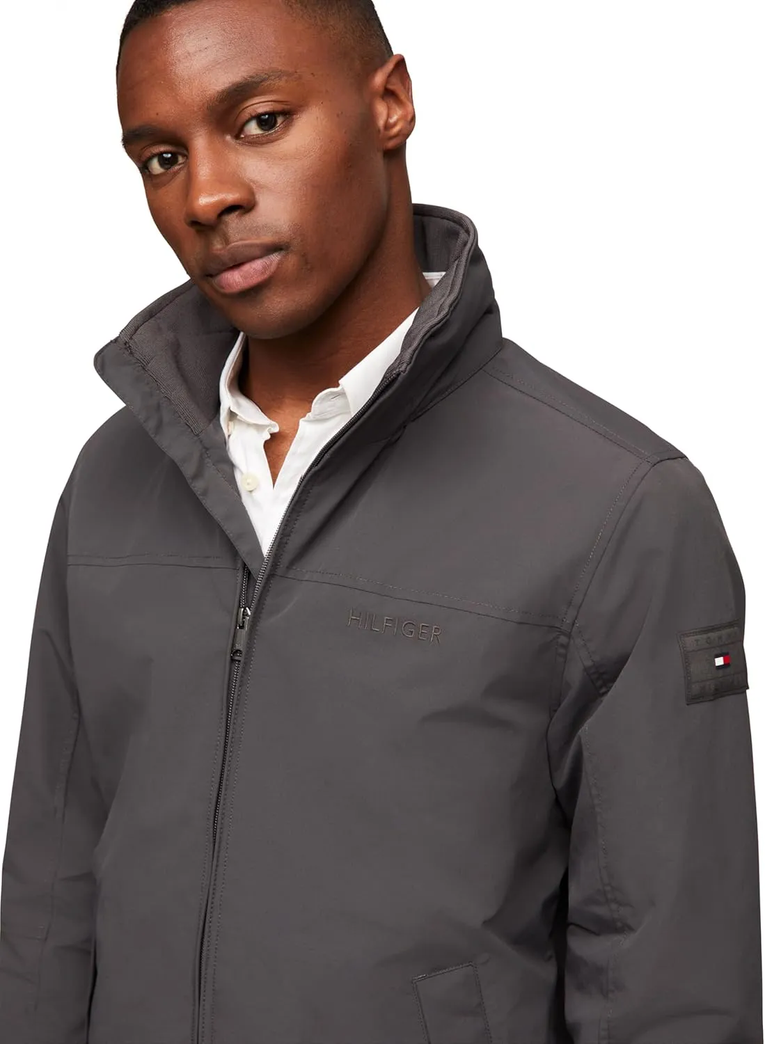 Tommy Hilfiger Men's Lightweight Waterproof Regatta Bomber Jacket
