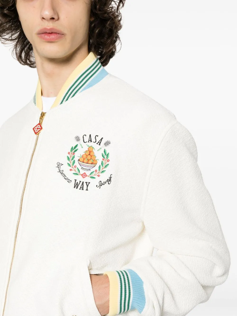 Trophy Orange bomber jacket