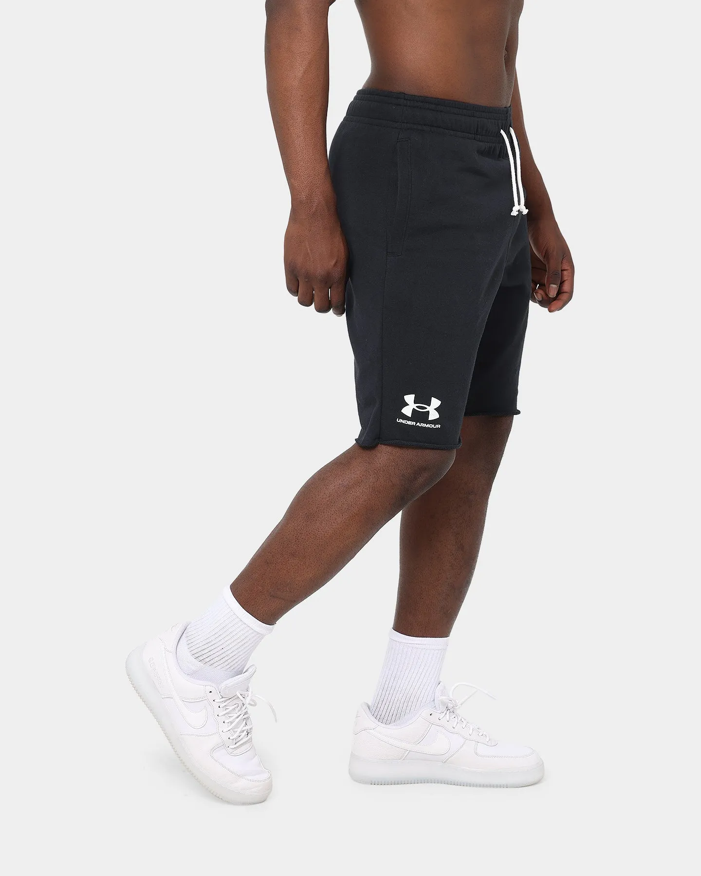 Under Armour Rival Terry Short Black / Onyx Wh