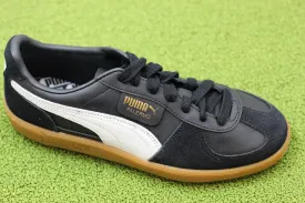Unisex Palermo Sneaker - Black/White Leather/Suede