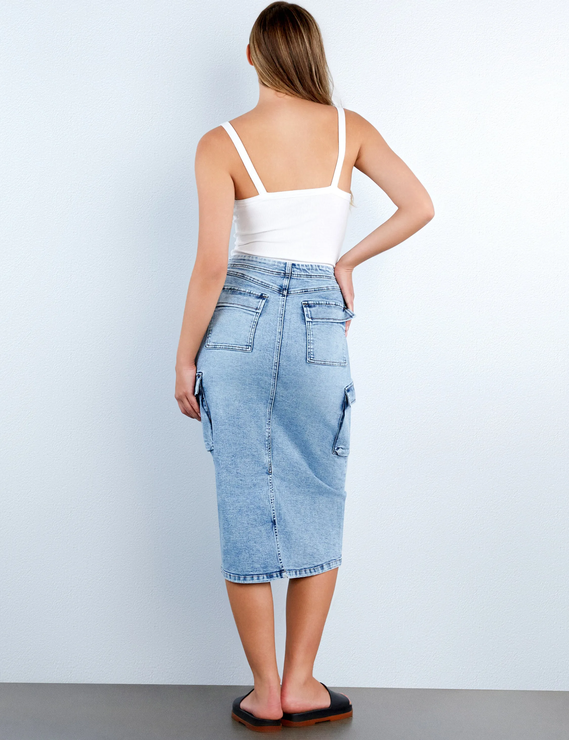Utility Midi Skirt